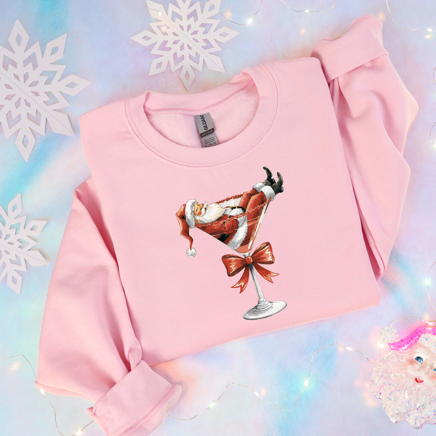 Martini Santa T-Shirt or Crewneck