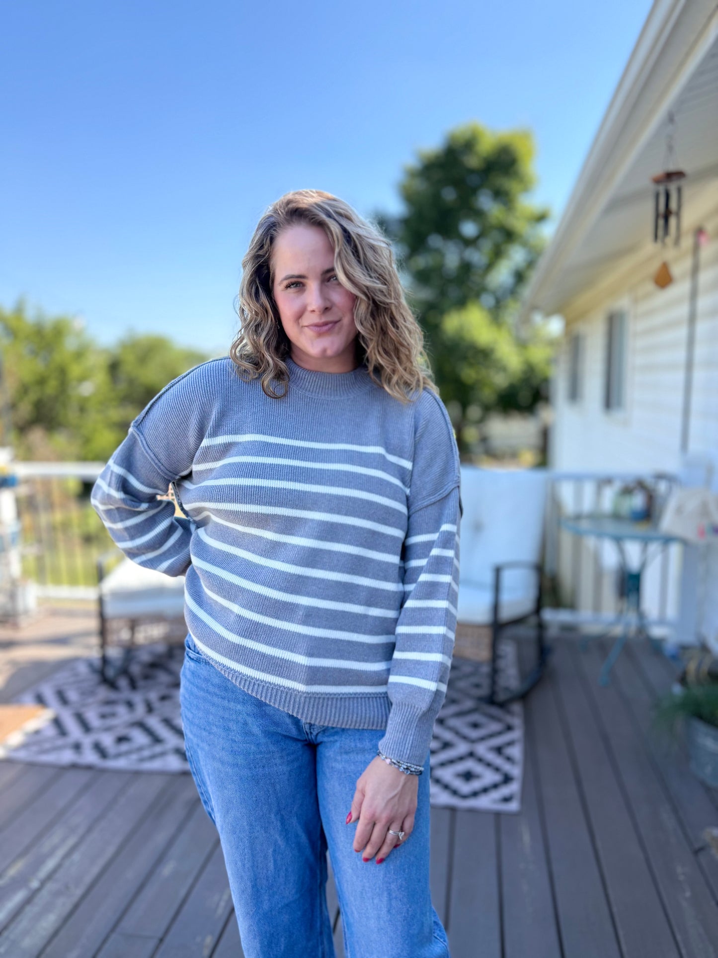 Avery Stripes Sweater