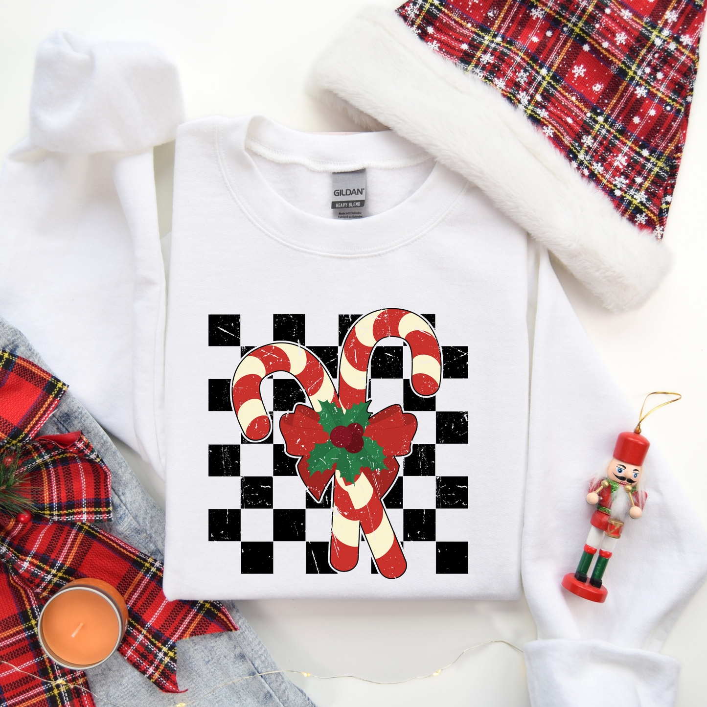 Candy Cane Crewneck (Youth & Adult)