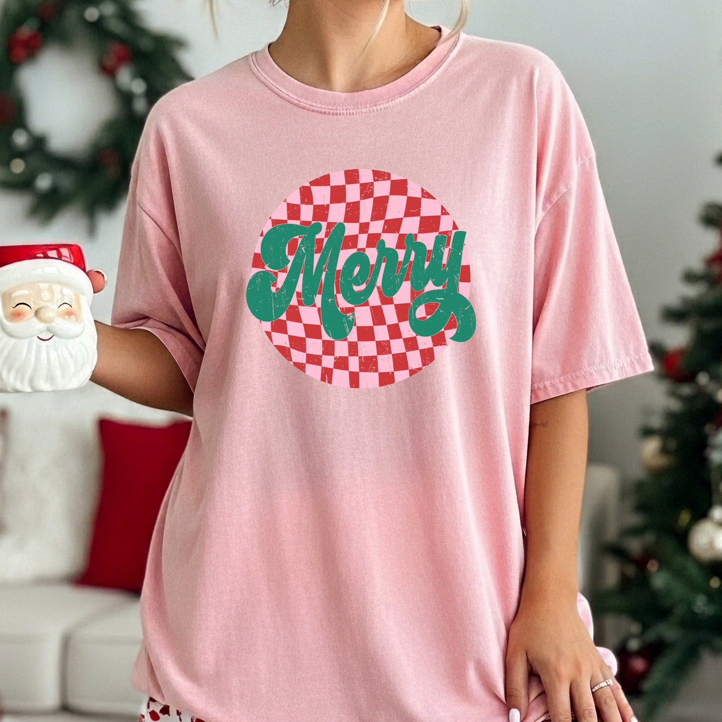 Modern Merry T-shirt Or Crewneck
