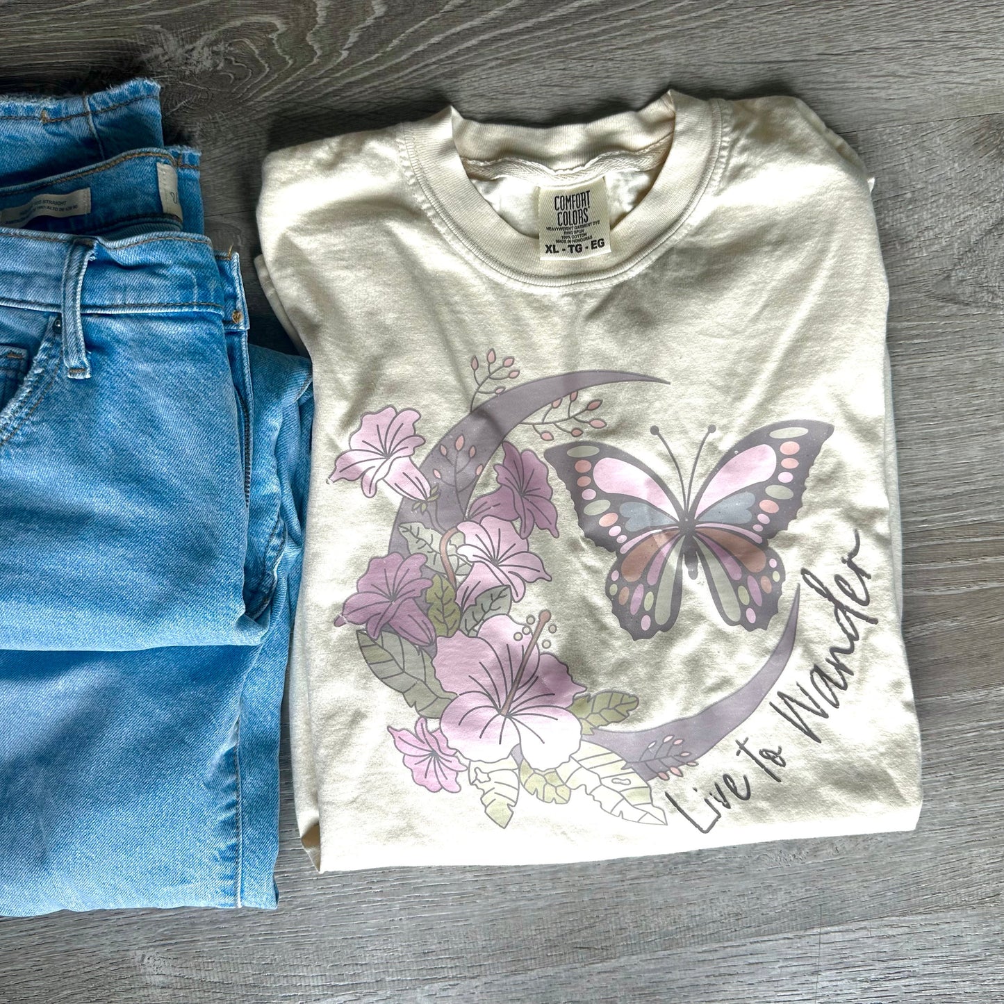 Live To Wander Tee (Comfort Colors)