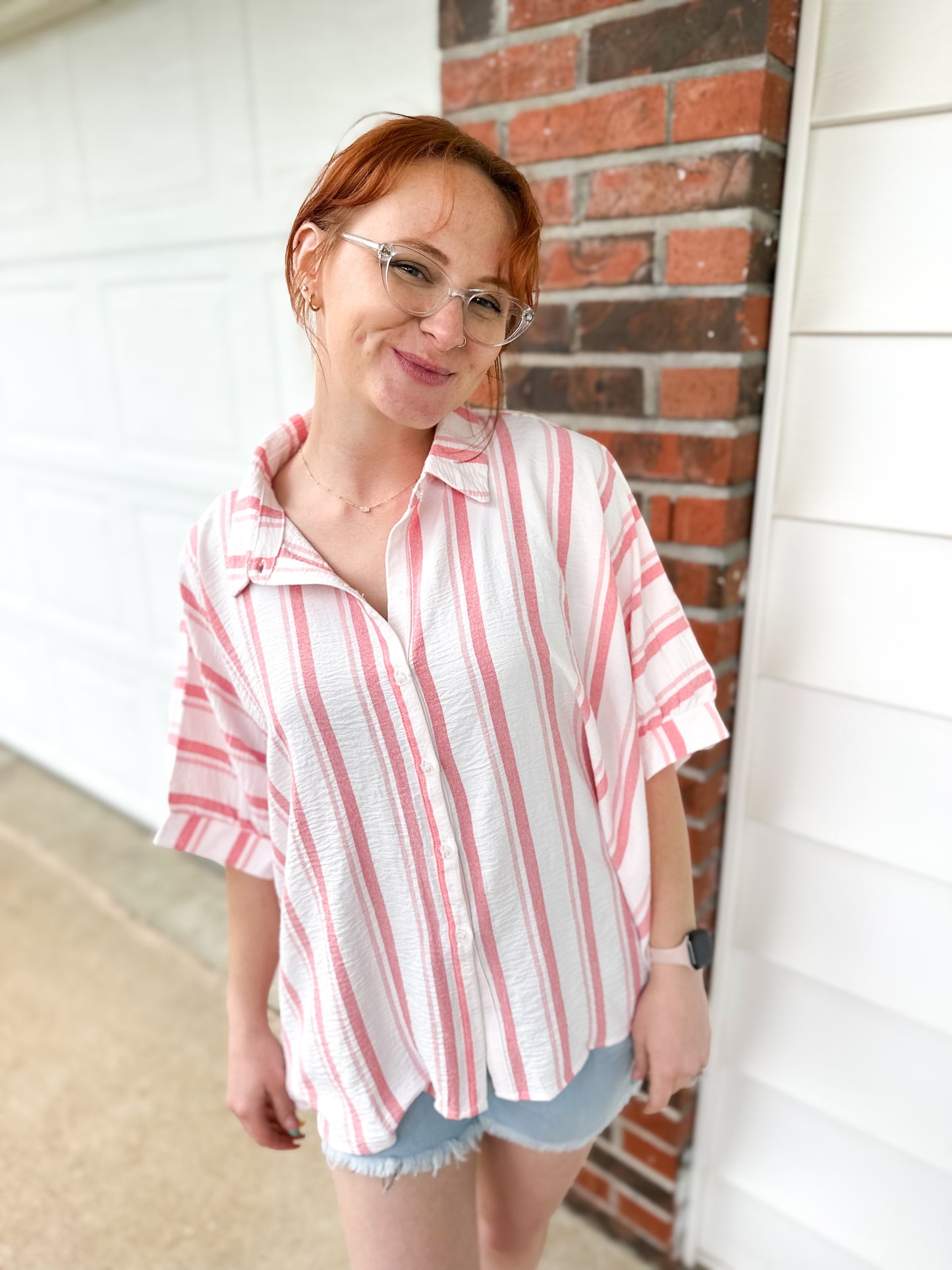 Summer Girly Button Down