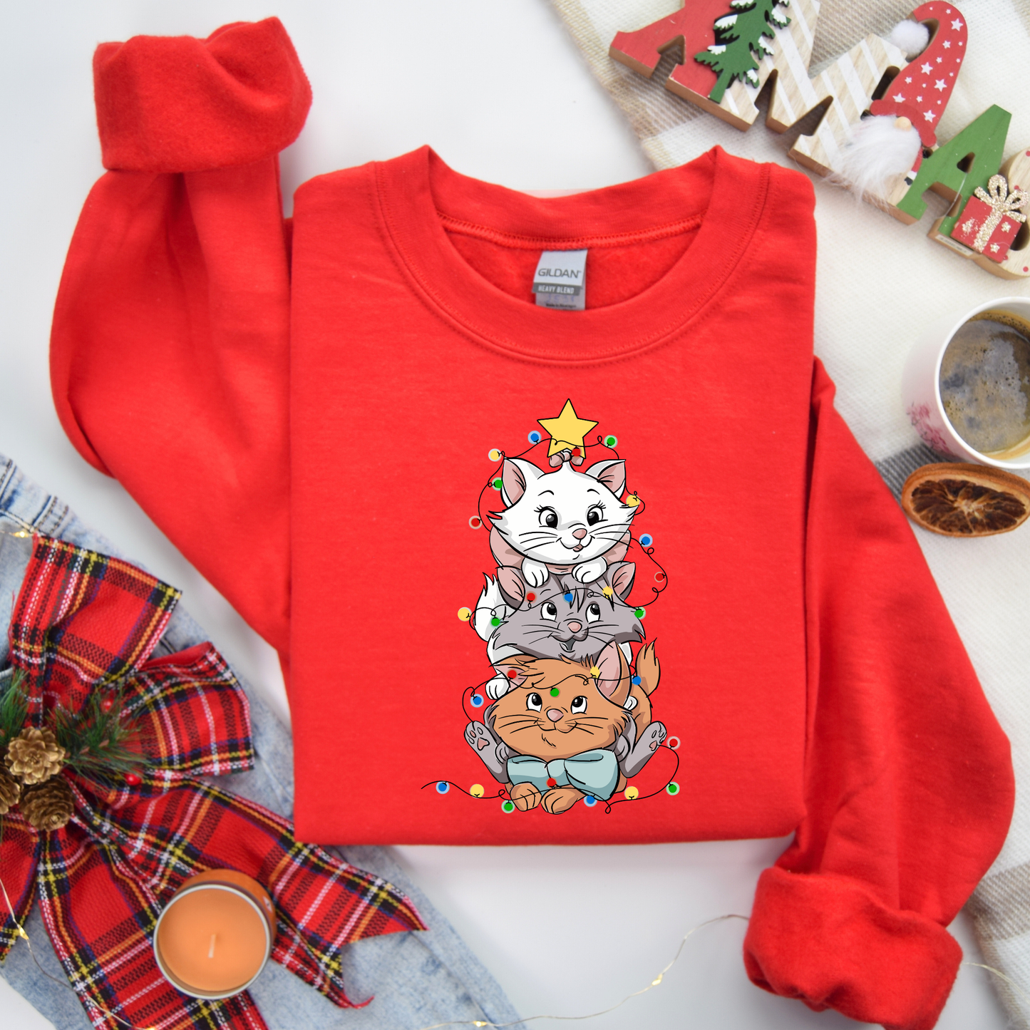 Aristocat Christmas Crewneck (Adult & Youth)
