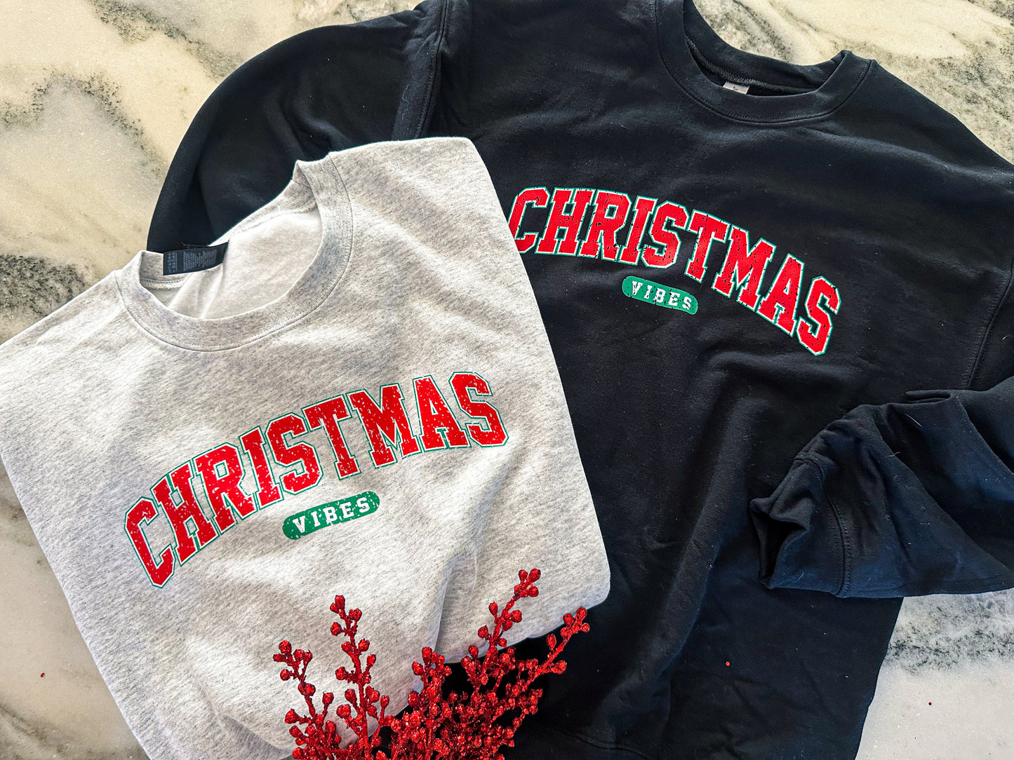 Christmas Vibes Crewneck (Youth & Adult)