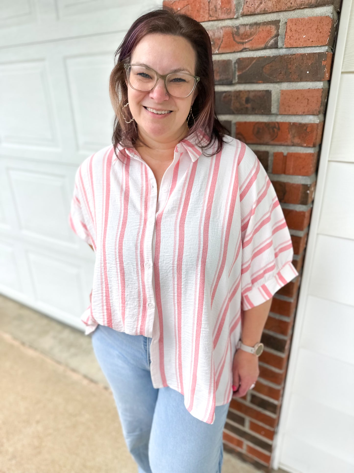 Summer Girly Button Down