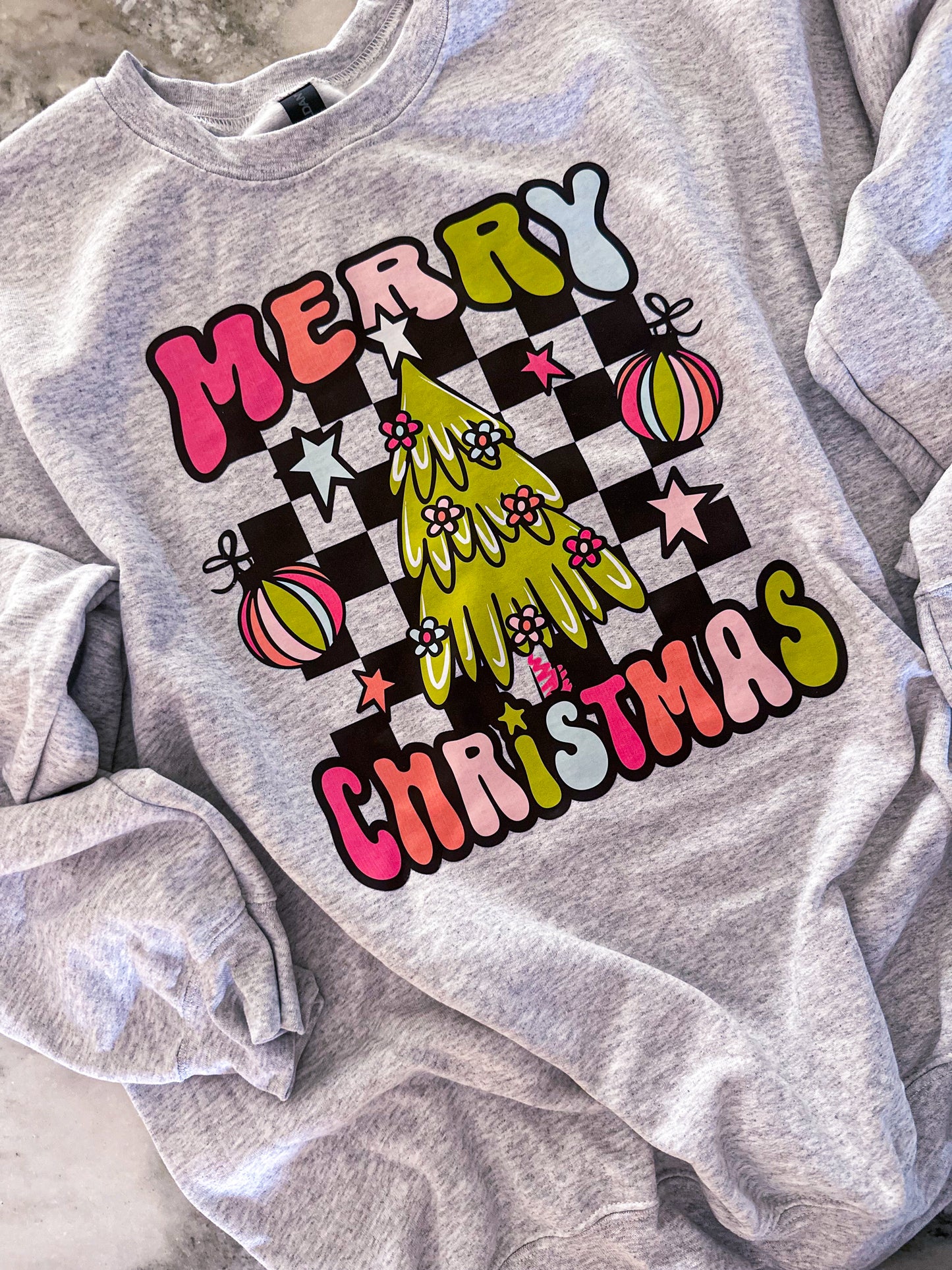 Modern Merry Christmas Crewneck
