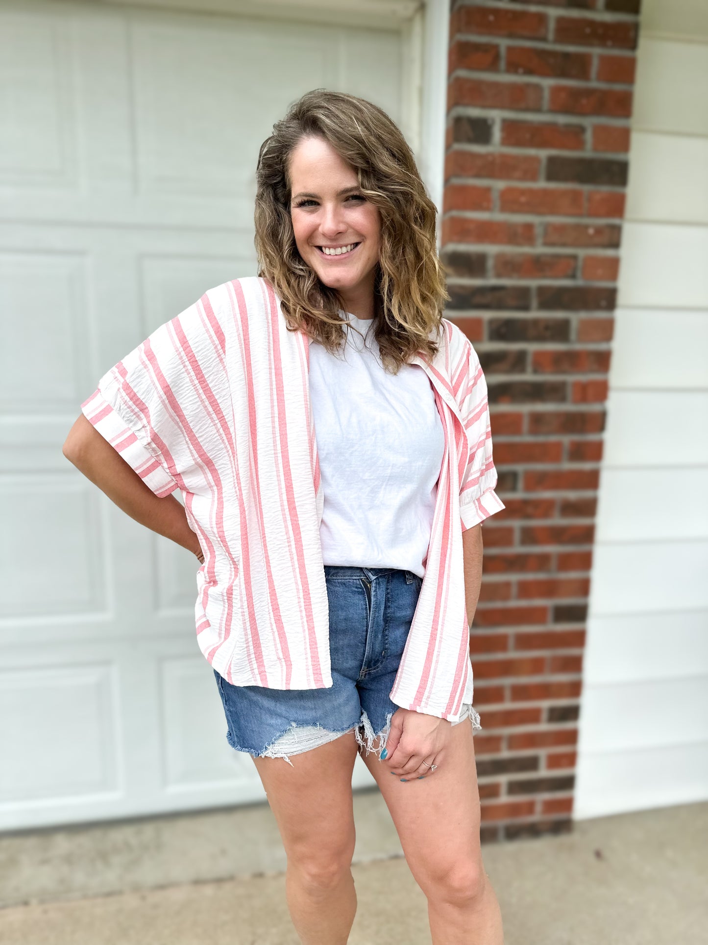 Summer Girly Button Down