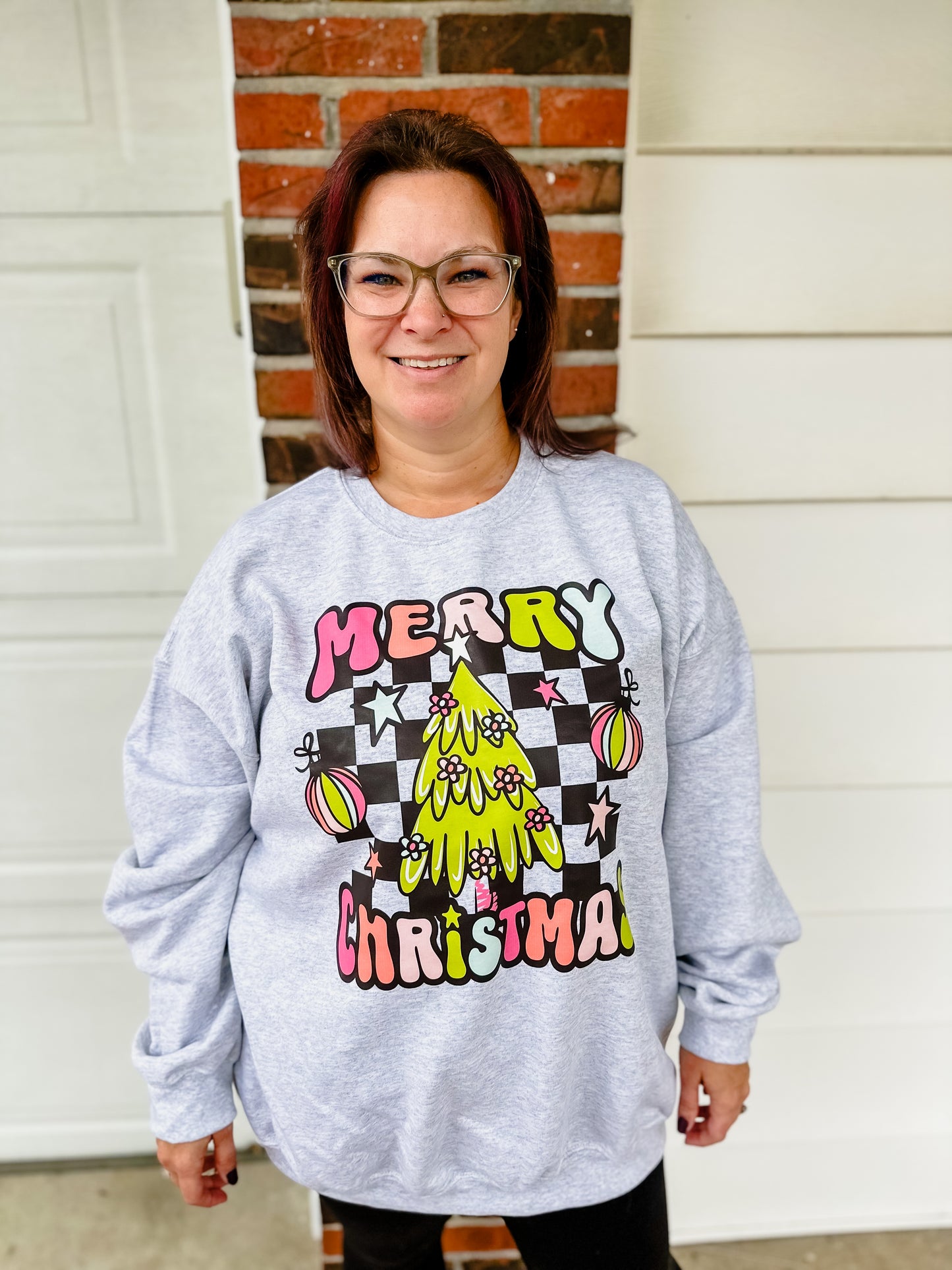 Modern Merry Christmas Crewneck