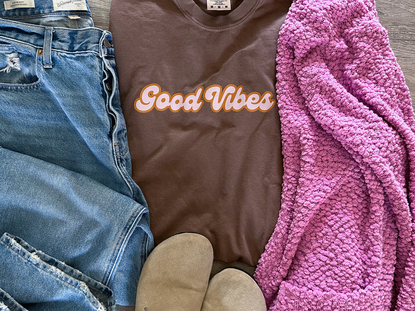 Good Vibes Graphic Tee (Comfort Colors)