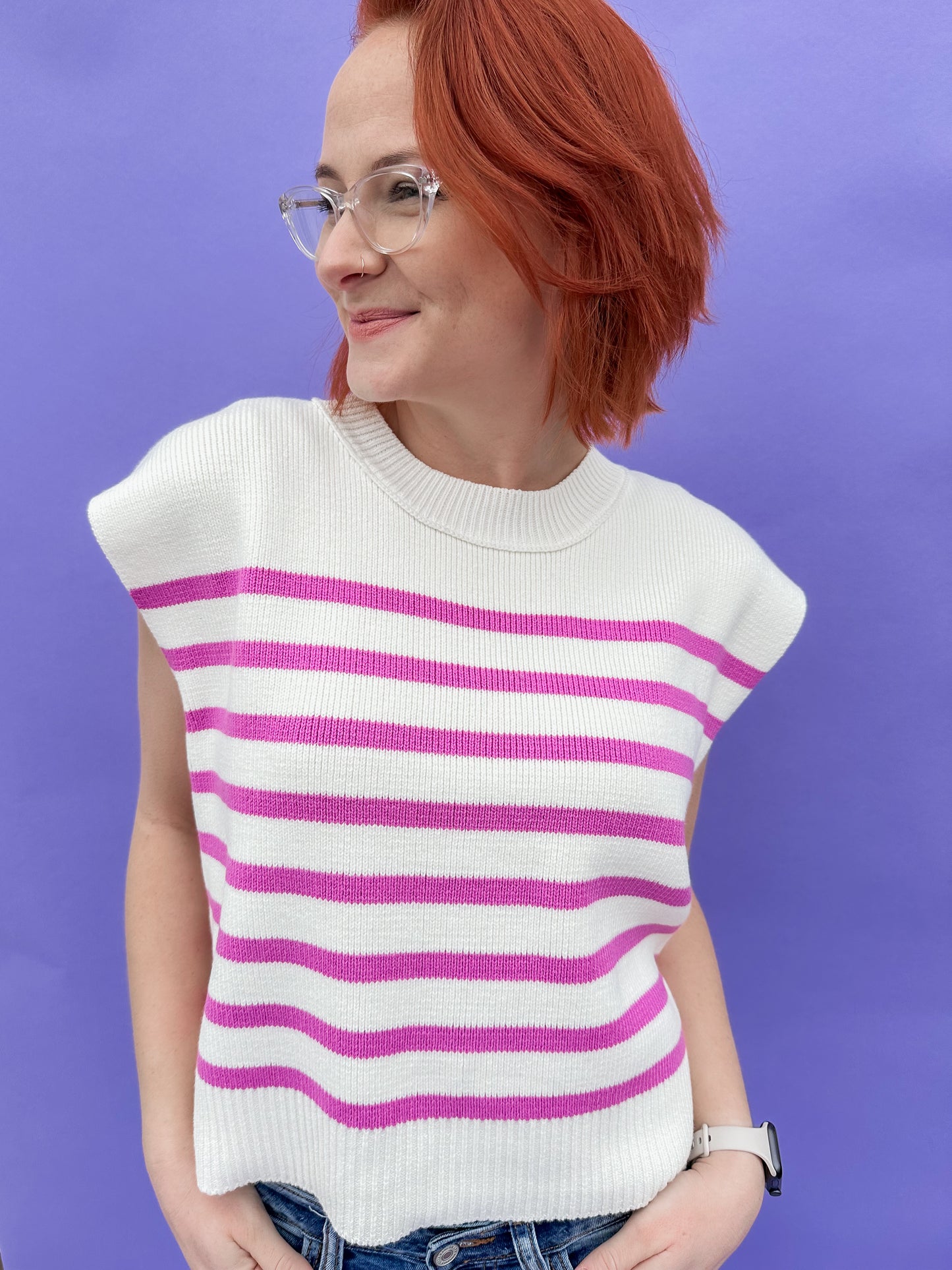 Candy Striper Sweater
