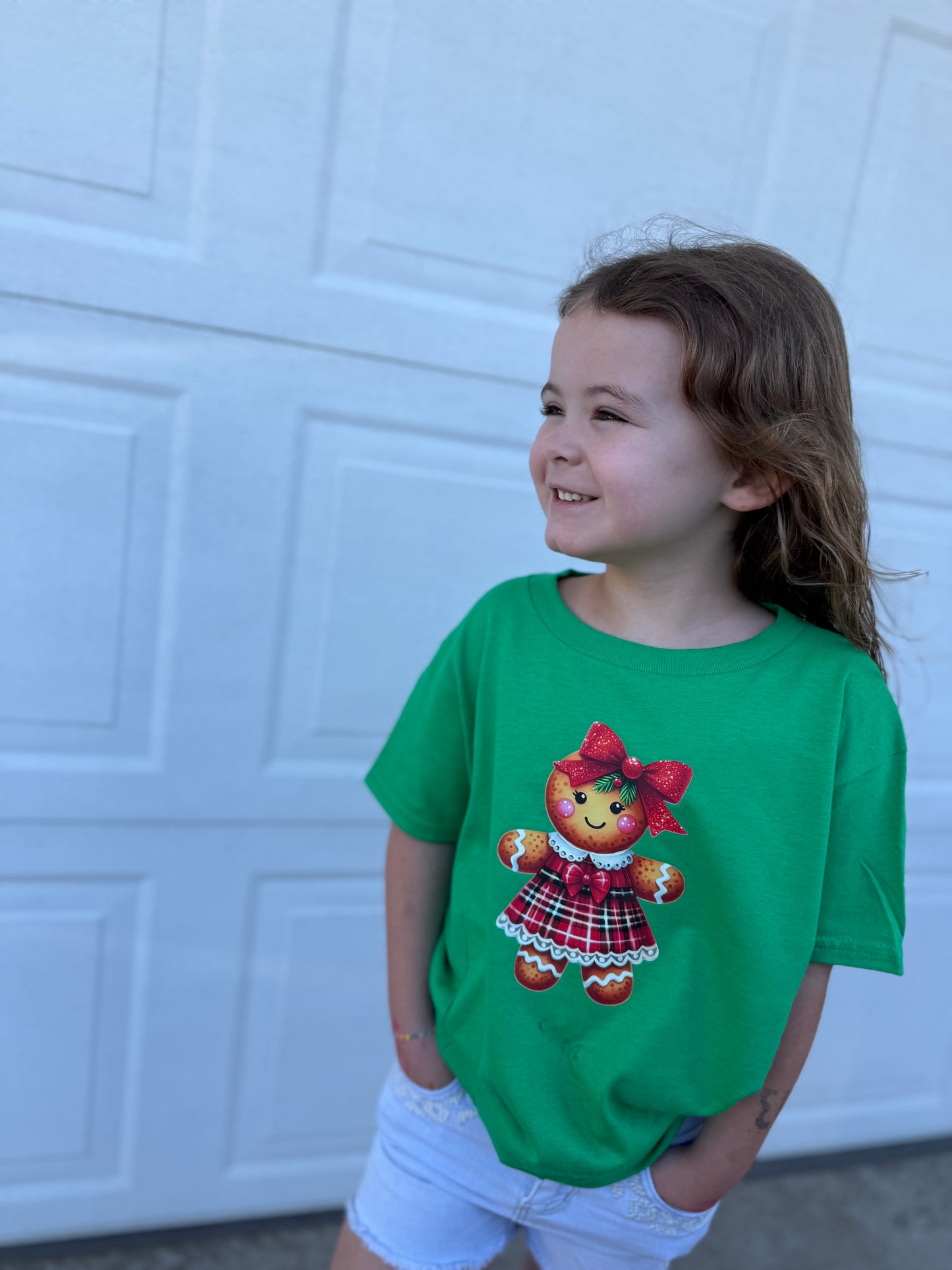 Gingerbread Girly T-Shirt or Crewneck (Youth & Adult)