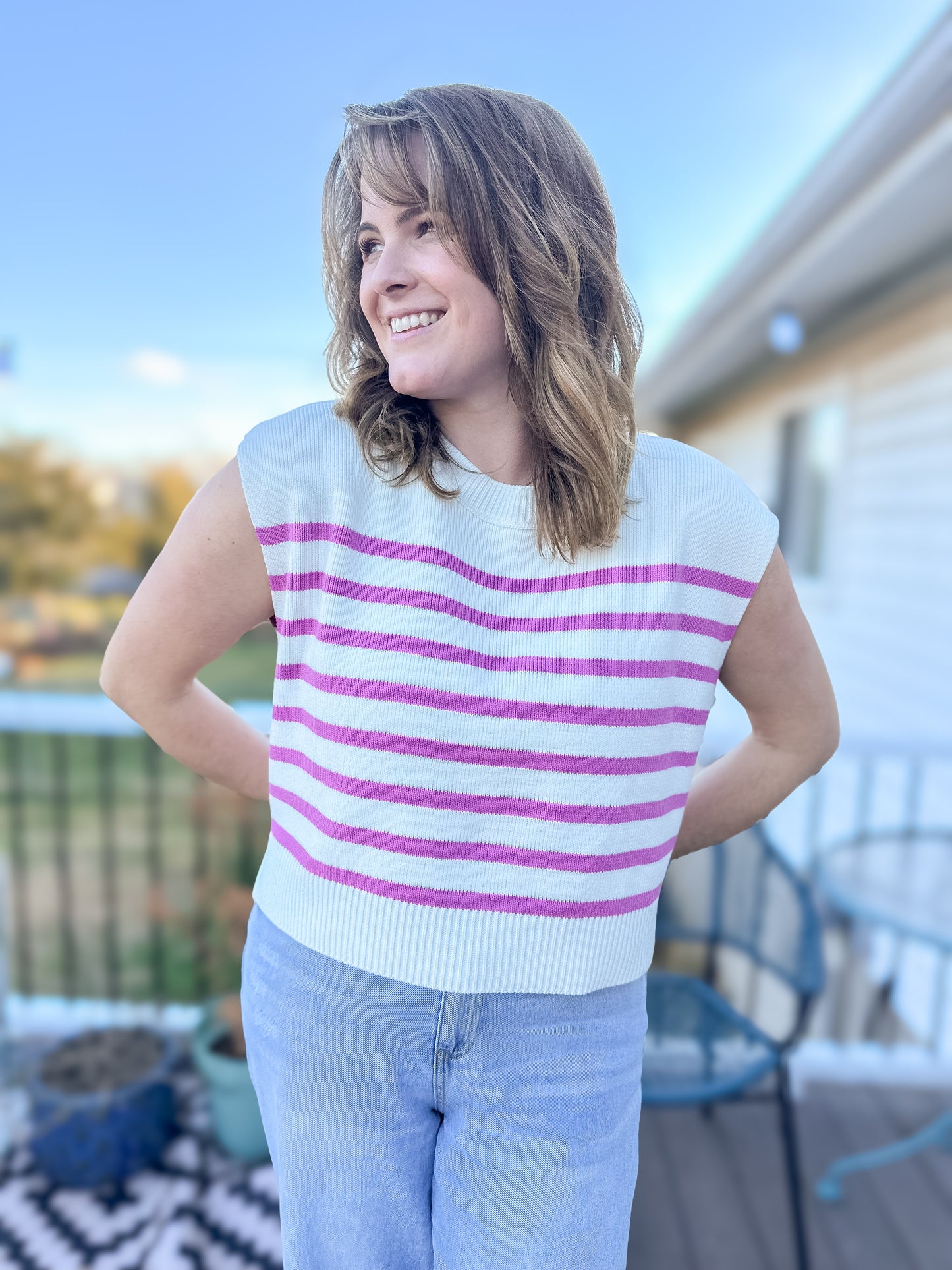 Candy Striper Sweater