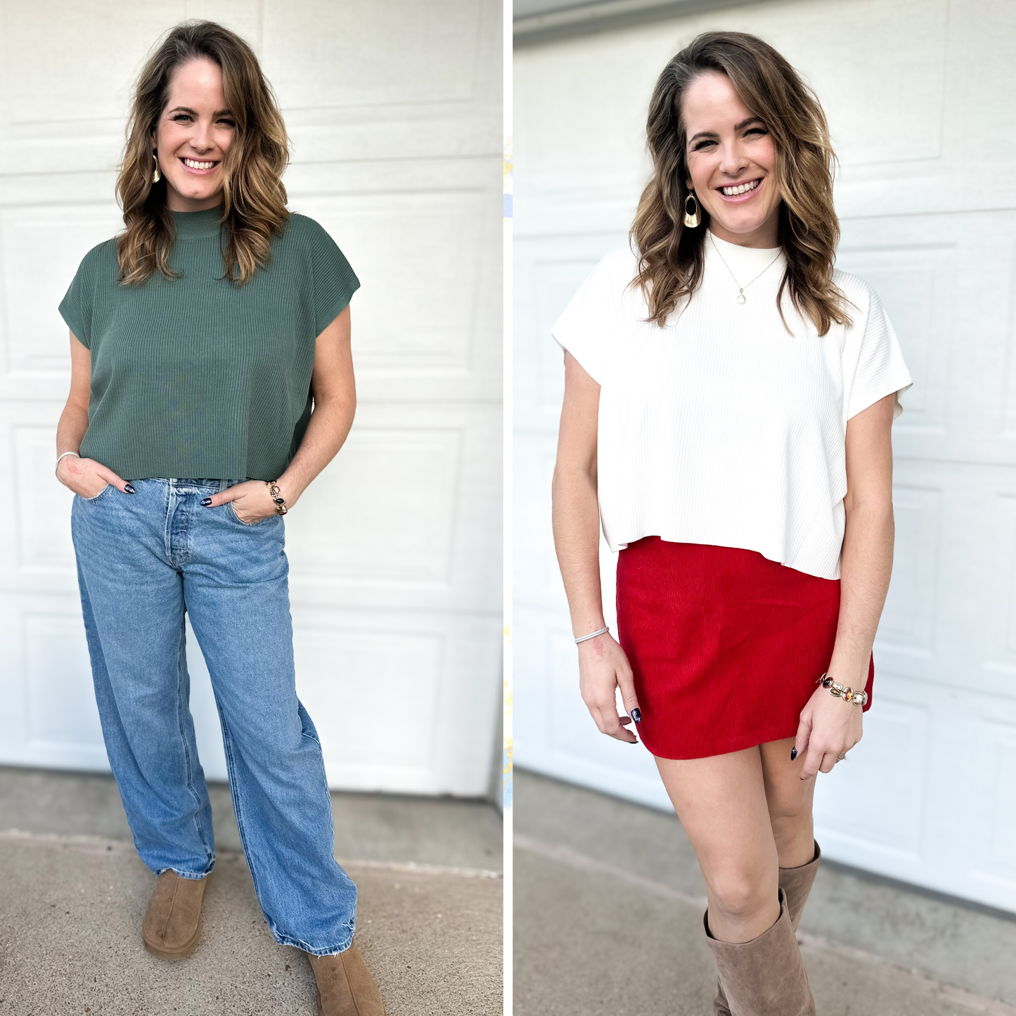 Effortless Boxy Sweater Top