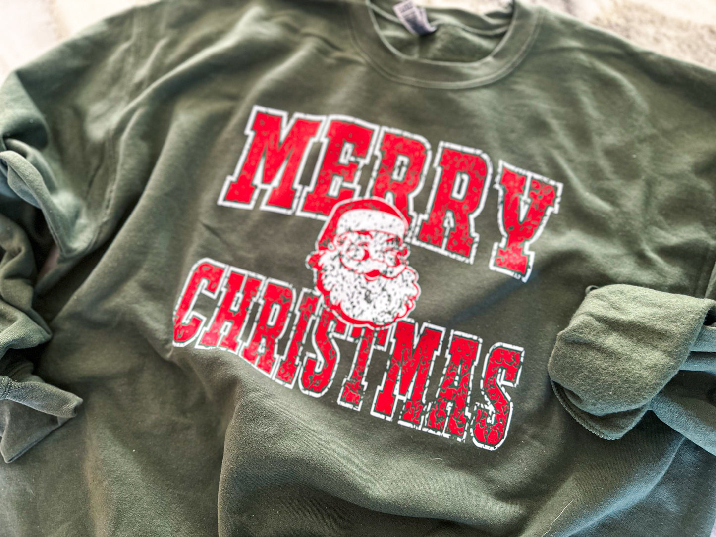 Vintage Merry Christmas Crewneck or T-Shirt