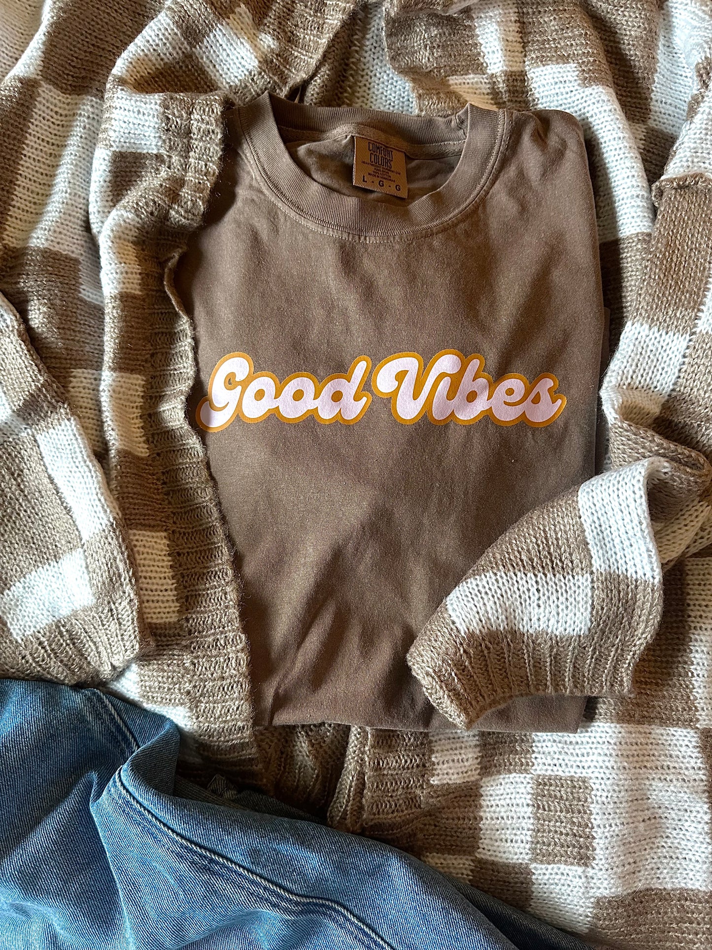 Good Vibes Graphic Tee (Comfort Colors)