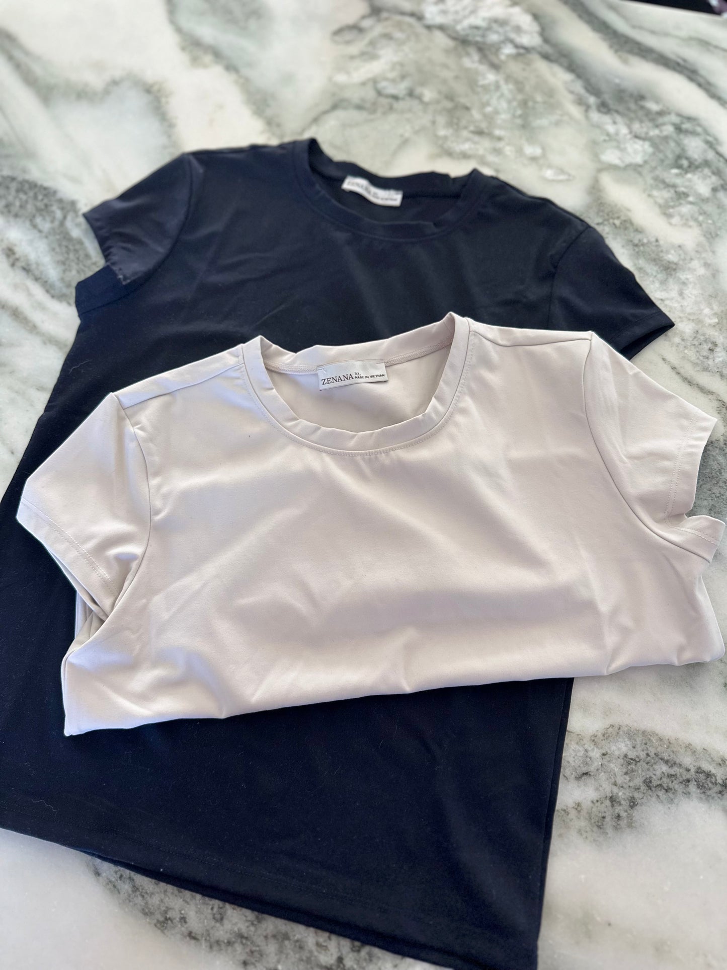 Interlock Short Sleeve Top