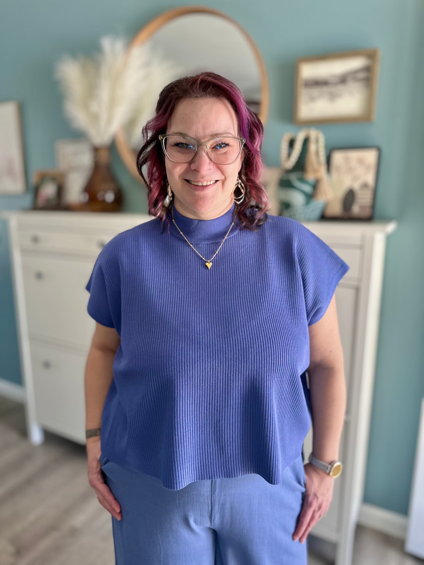 Effortless Boxy Sweater Top
