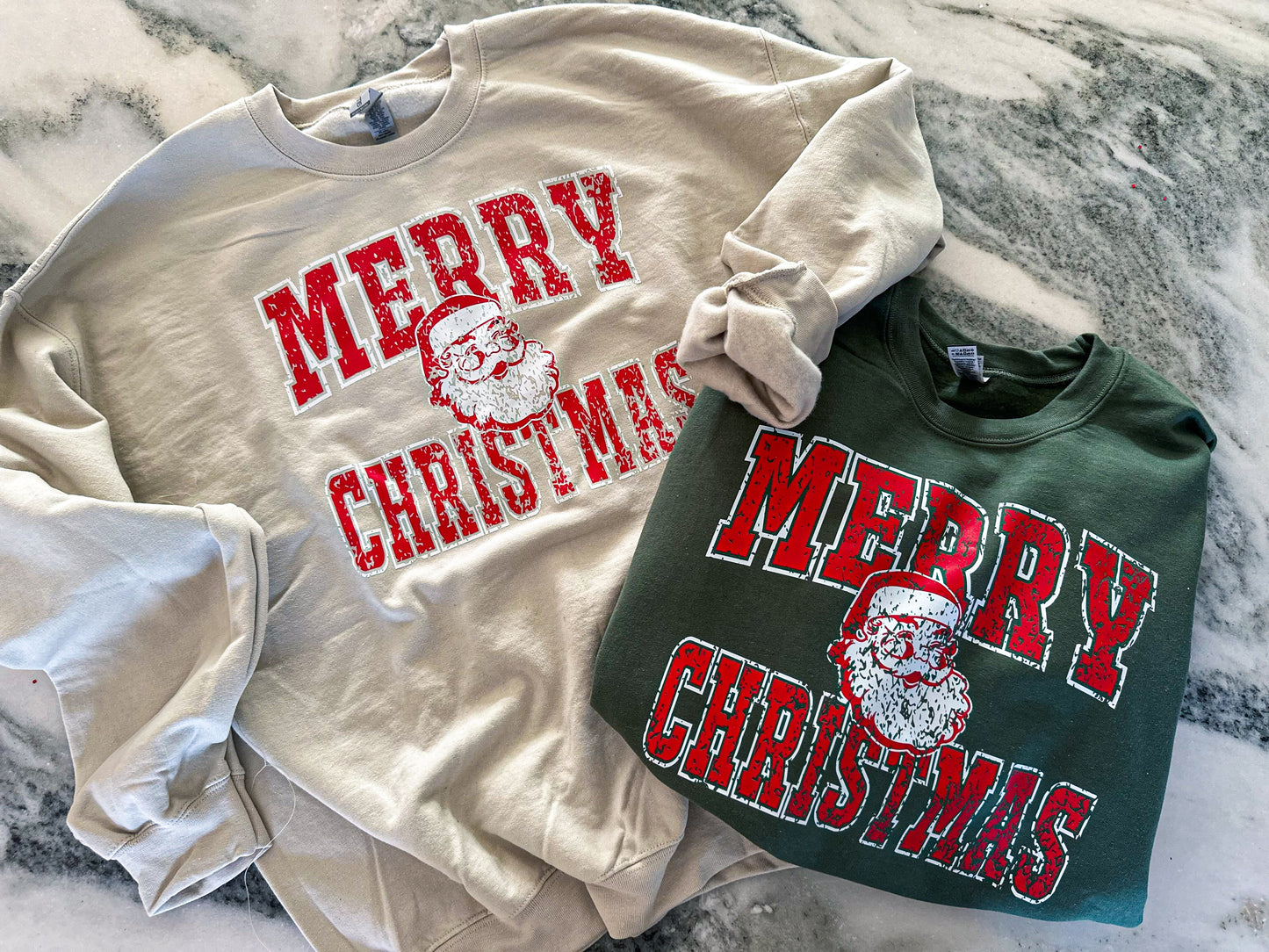 Vintage Merry Christmas Crewneck or T-Shirt