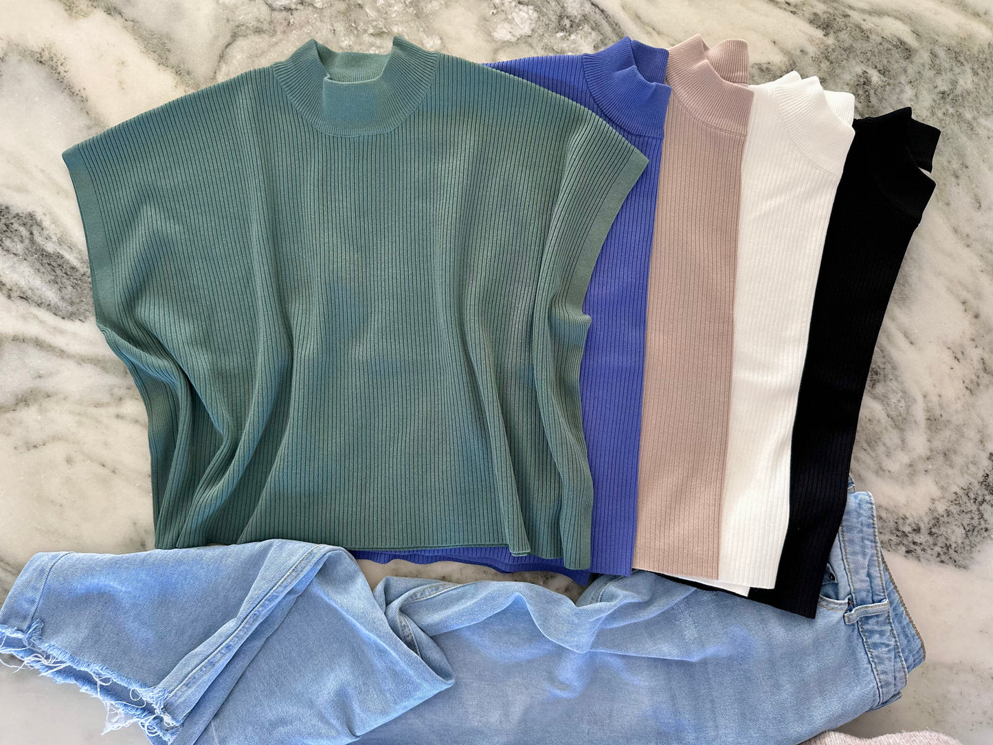 Effortless Boxy Sweater Top