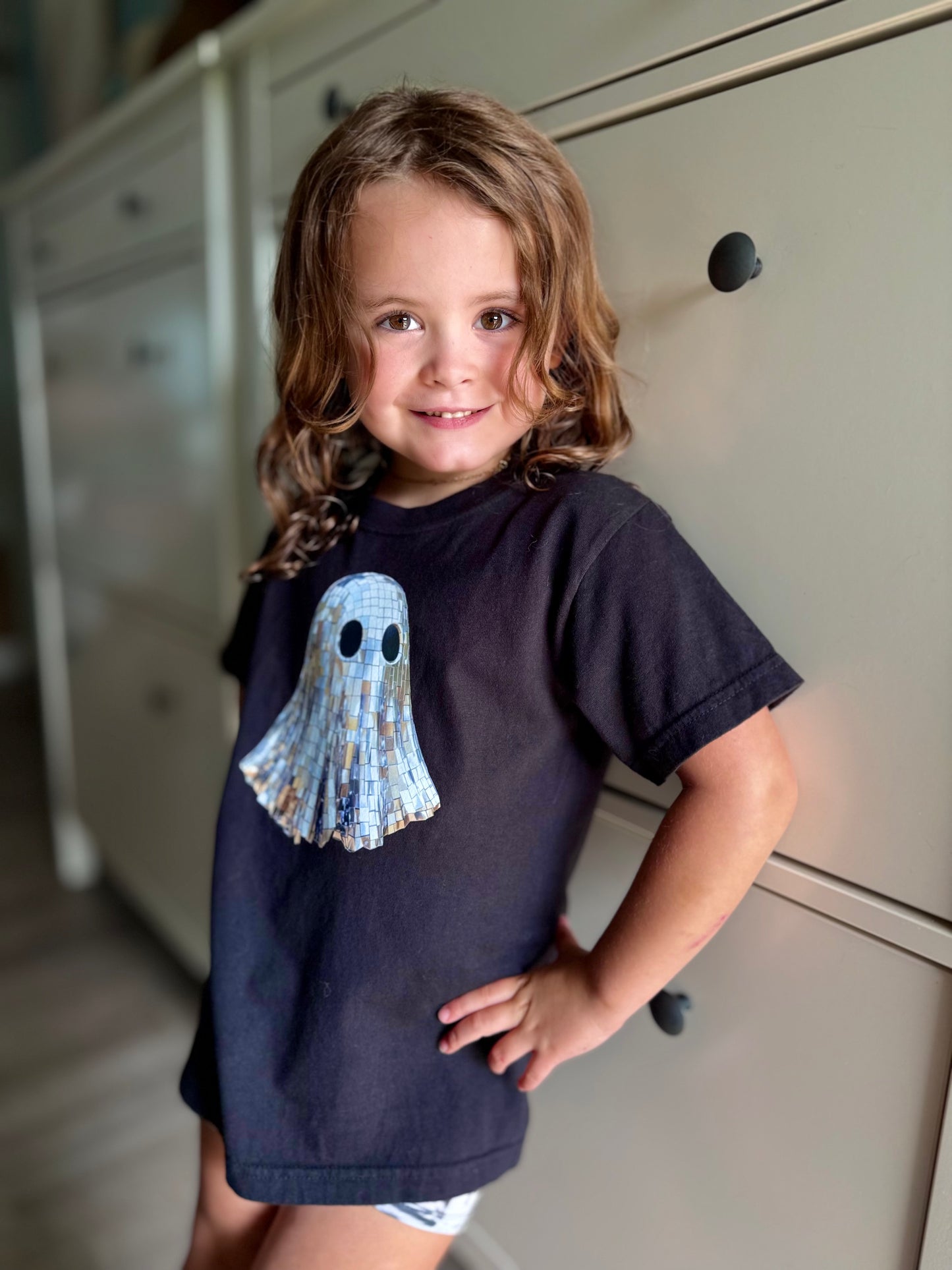 Disco Ghost Tee (Comfort Colors) Adult & Youth