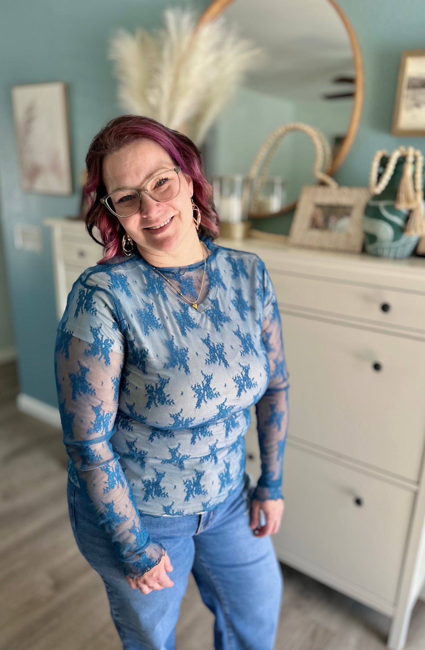 Midnight Lace Long Sleeve