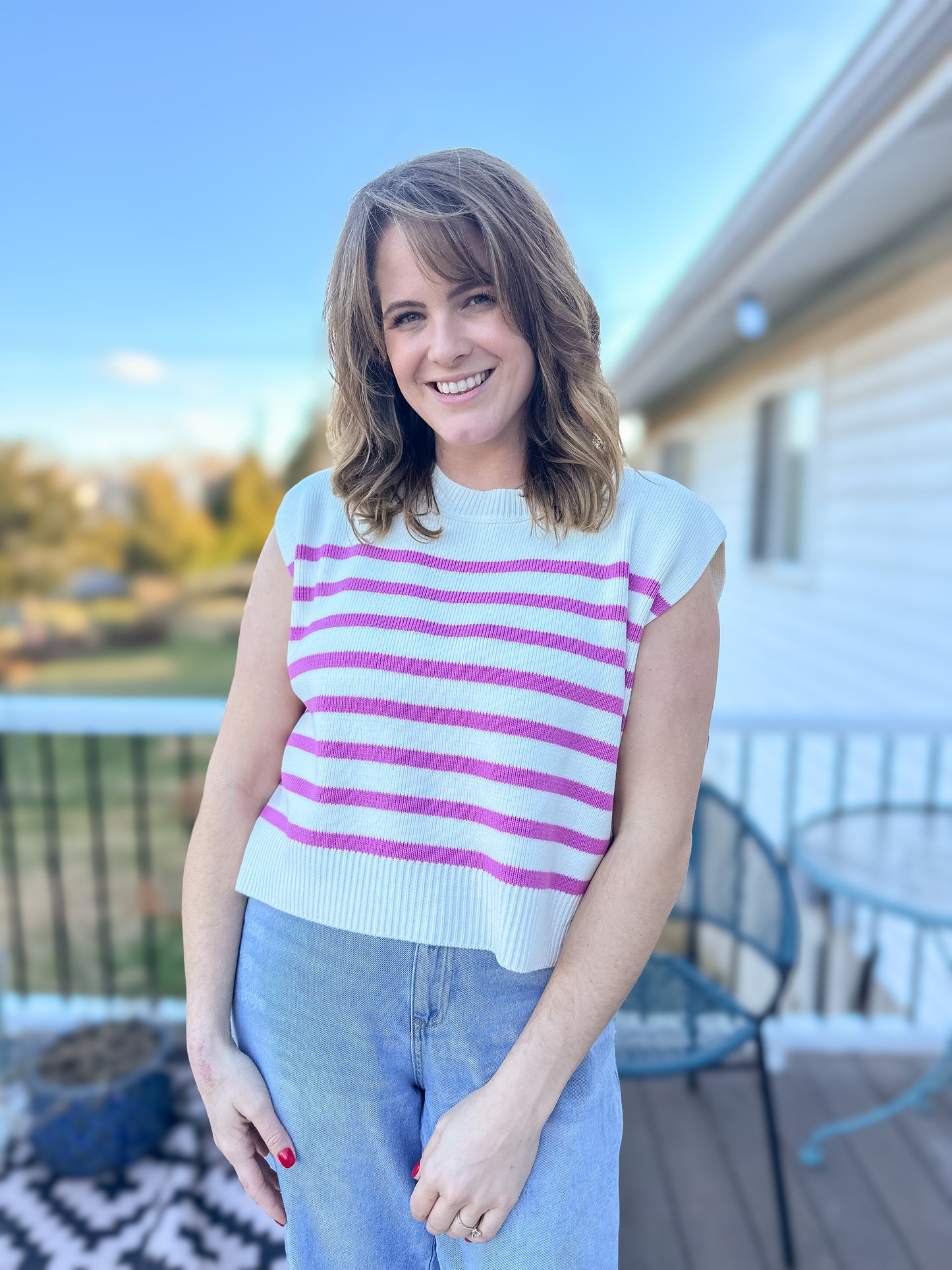 Candy Striper Sweater