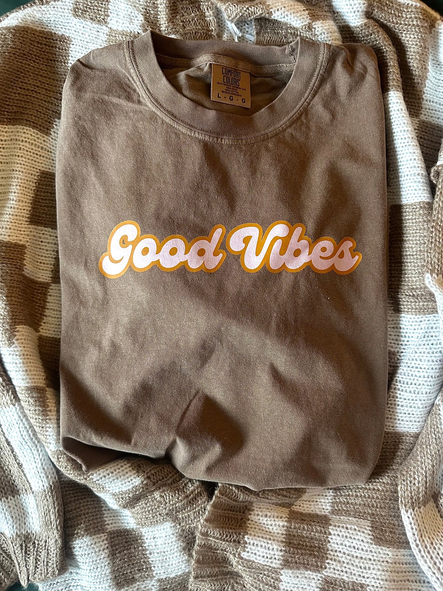 Good Vibes Graphic Tee (Comfort Colors)