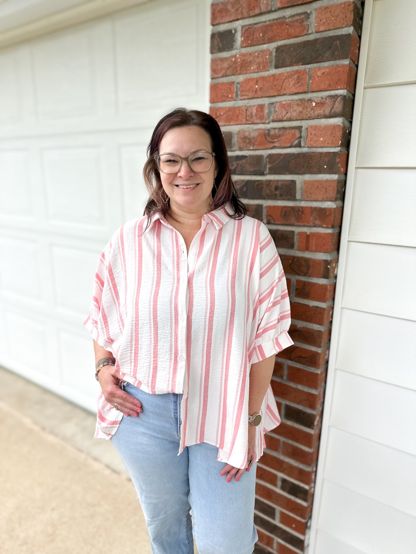Summer Girly Button Down