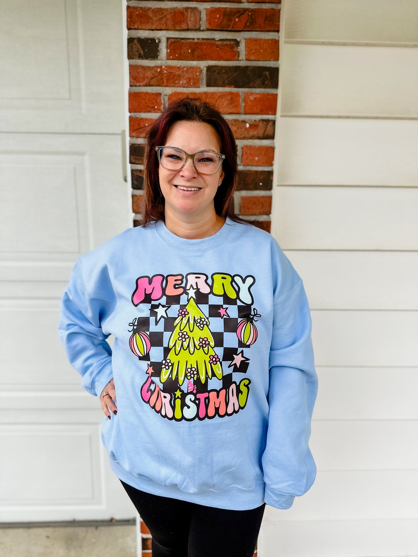 Modern Merry Christmas Crewneck