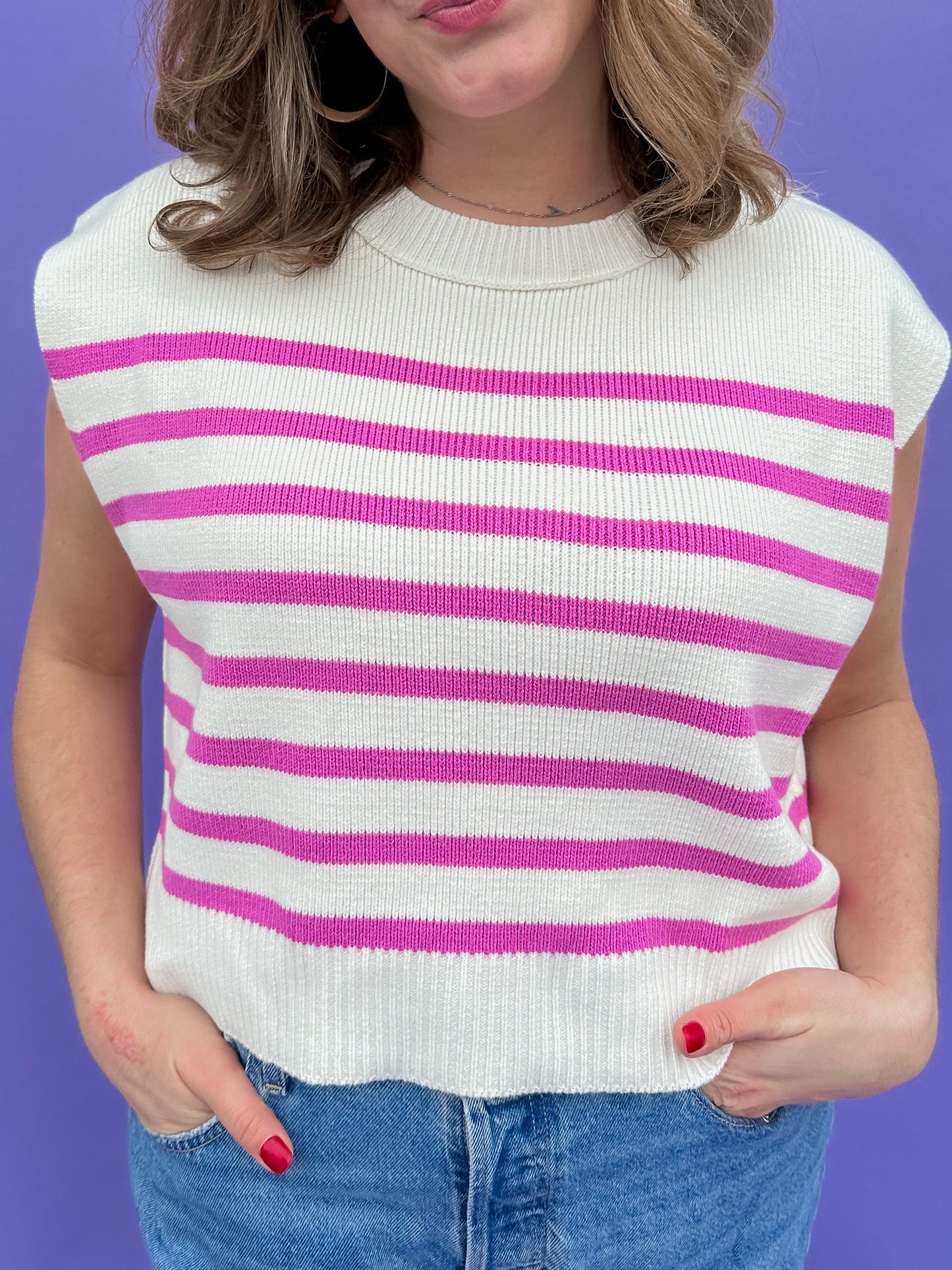 Candy Striper Sweater