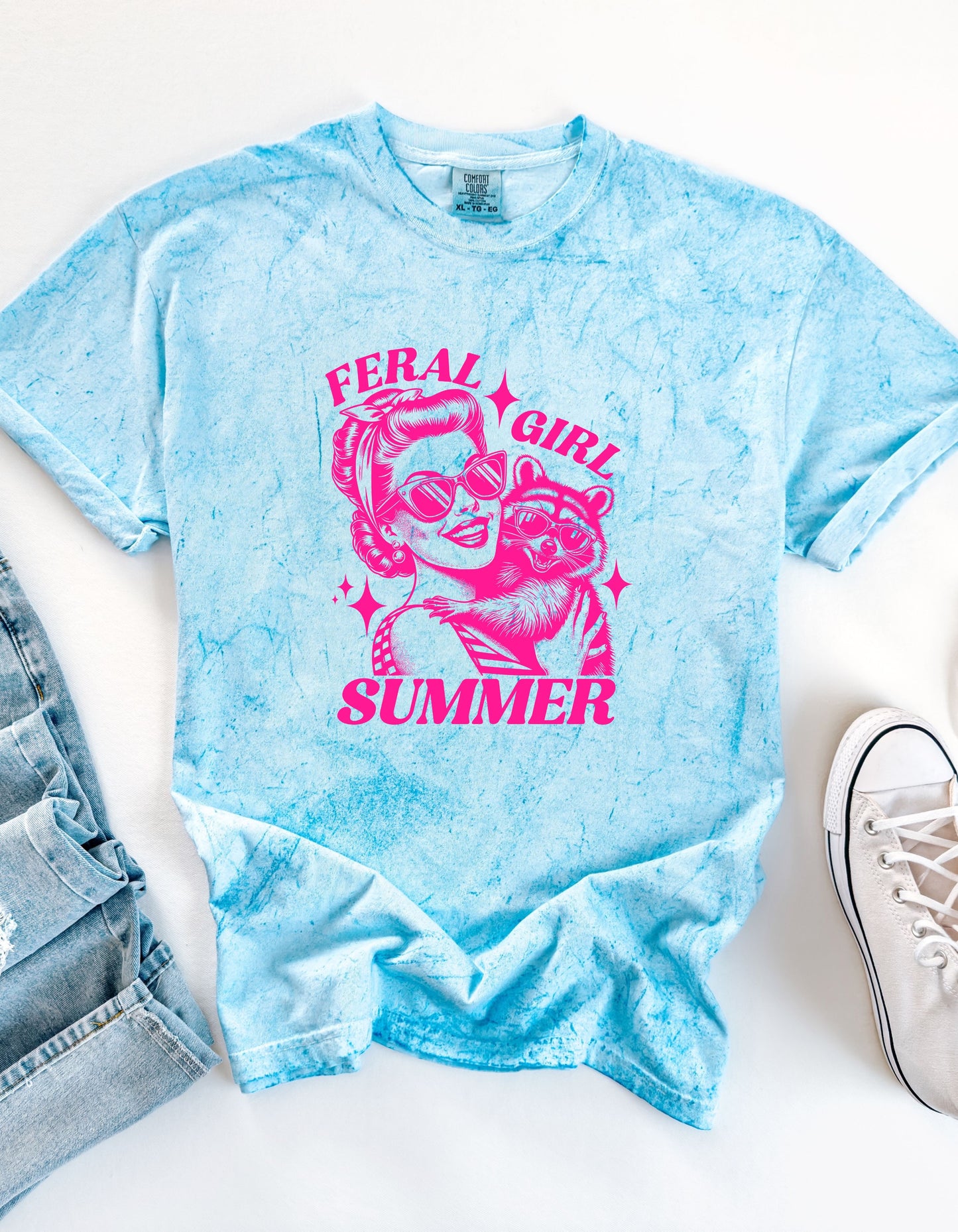 Feral Girl Summer Tee (Comfort Colors)