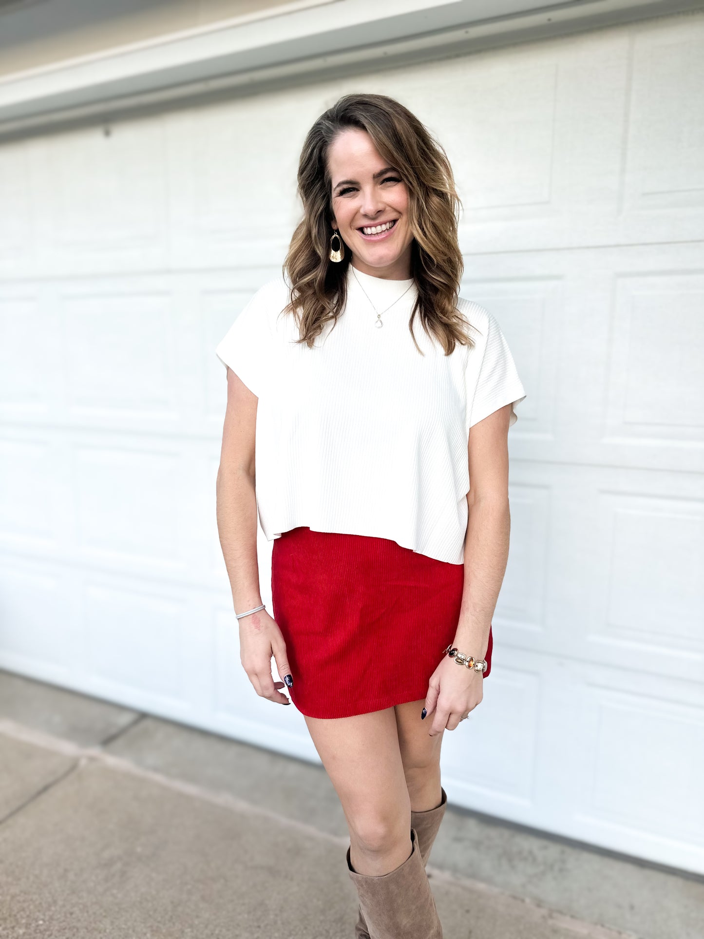 Effortless Boxy Sweater Top