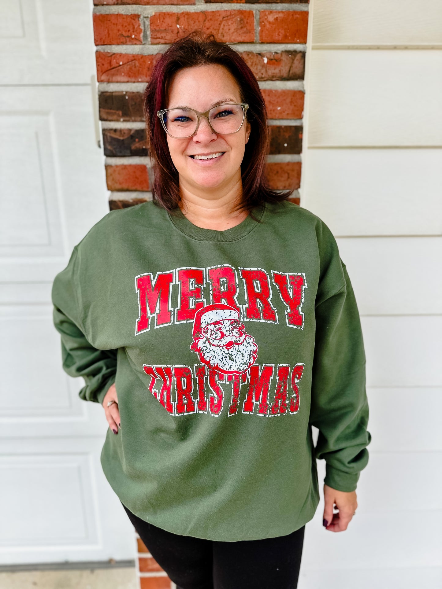 Vintage Merry Christmas Crewneck or T-Shirt