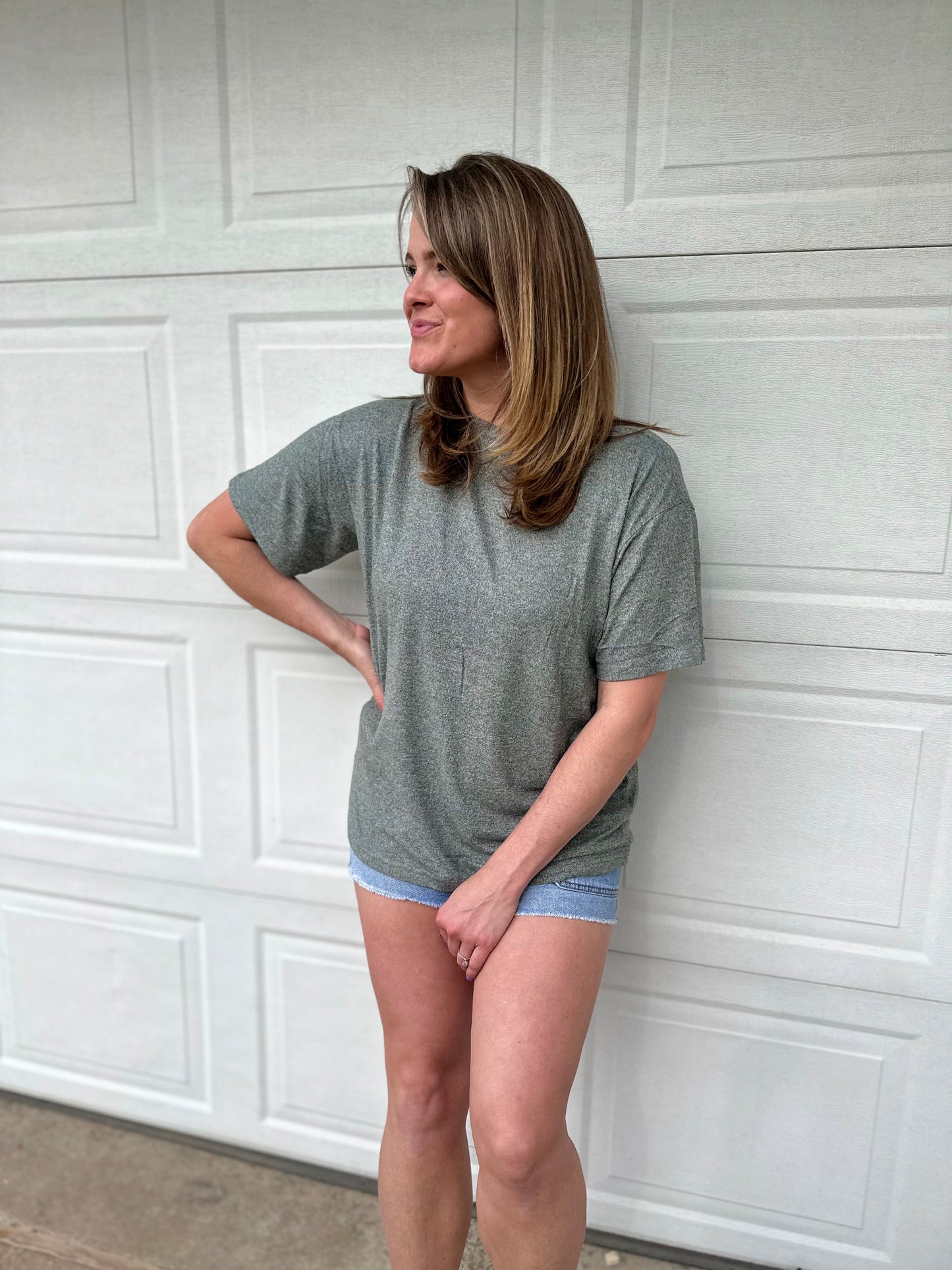 Brushed Hacci Oversized Boyfriend