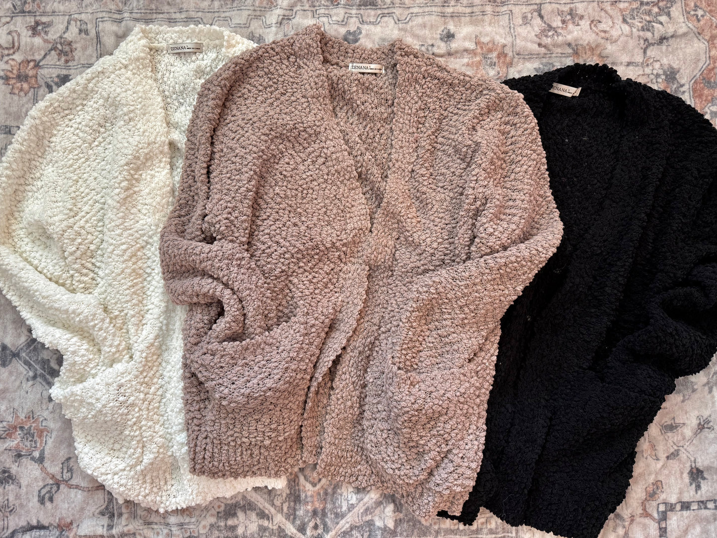 FTGs Favorite Popcorn Cardigans