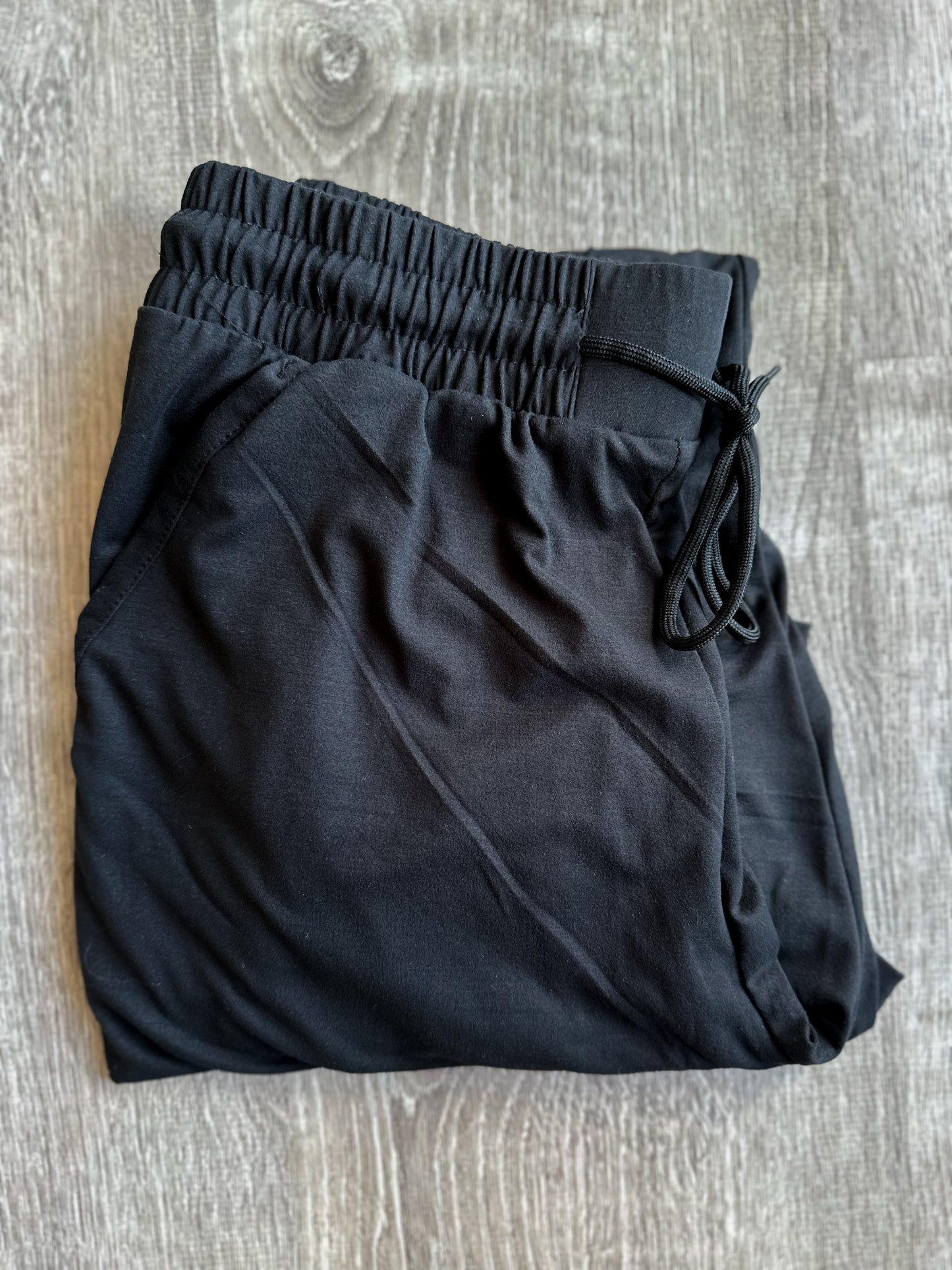 OG BUTTERY SOFT BLACK JOGGERS