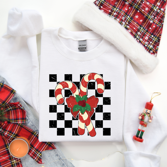 Candy Cane Crewneck (Youth & Adult)