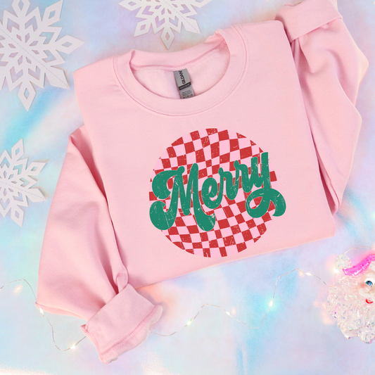 Modern Merry T-shirt Or Crewneck