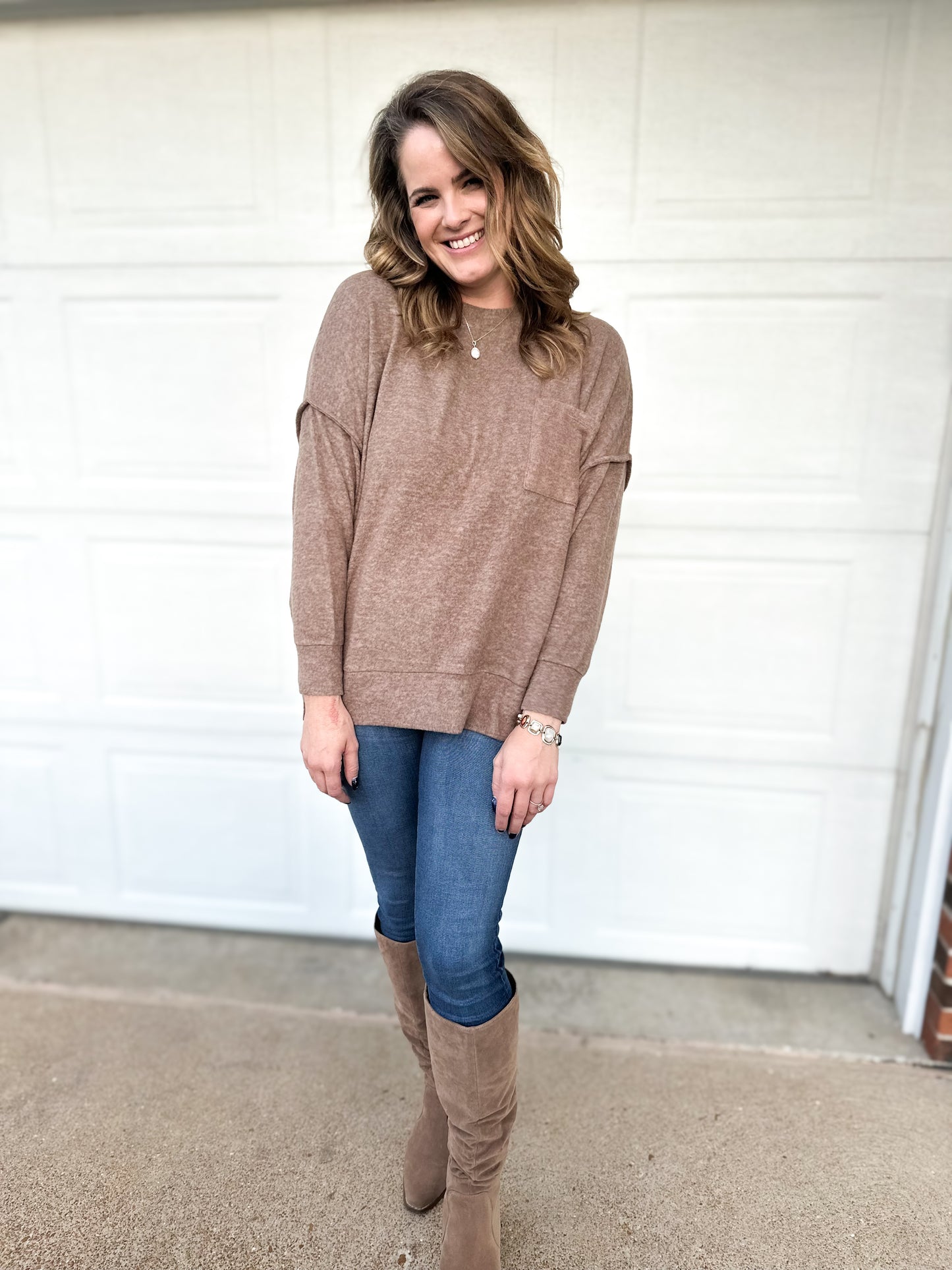 Cozy Days Melange Sweater