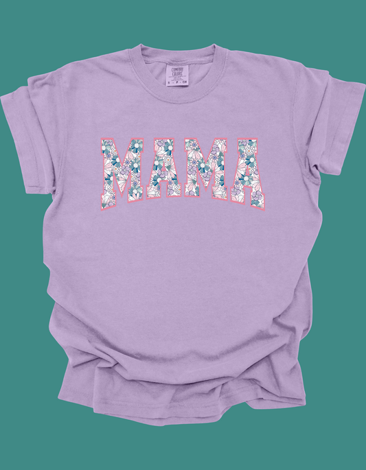 Wildflower Mama Tee (Comfort Colors)