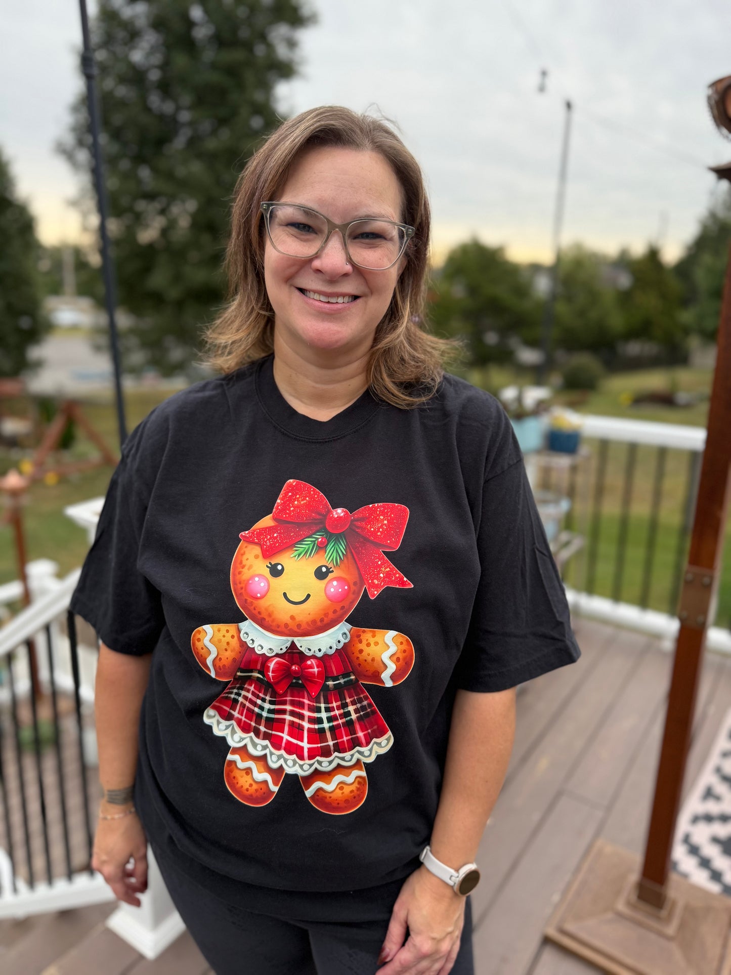 Gingerbread Girly T-Shirt or Crewneck (Youth & Adult)