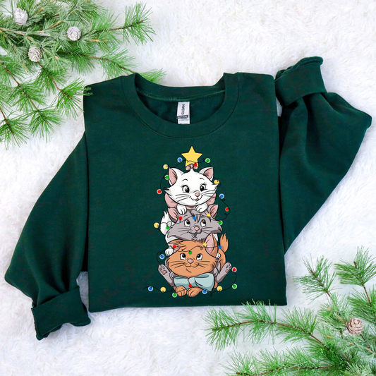 Aristocat Christmas Crewneck (Adult & Youth)