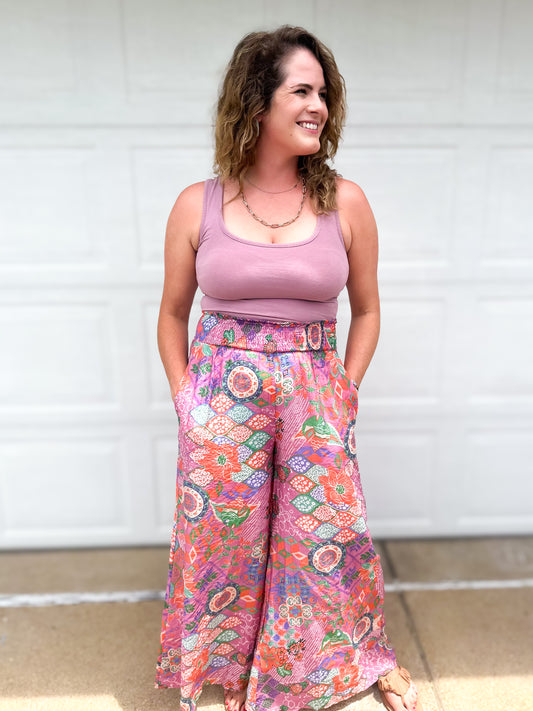 Boho By the Bay Wide Legged Pants