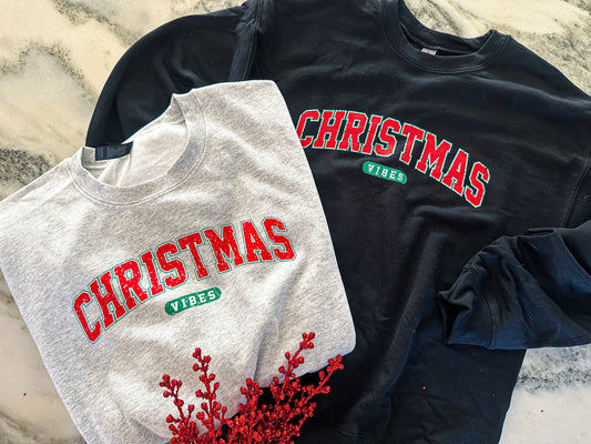Christmas Vibes Crewneck (Youth & Adult)