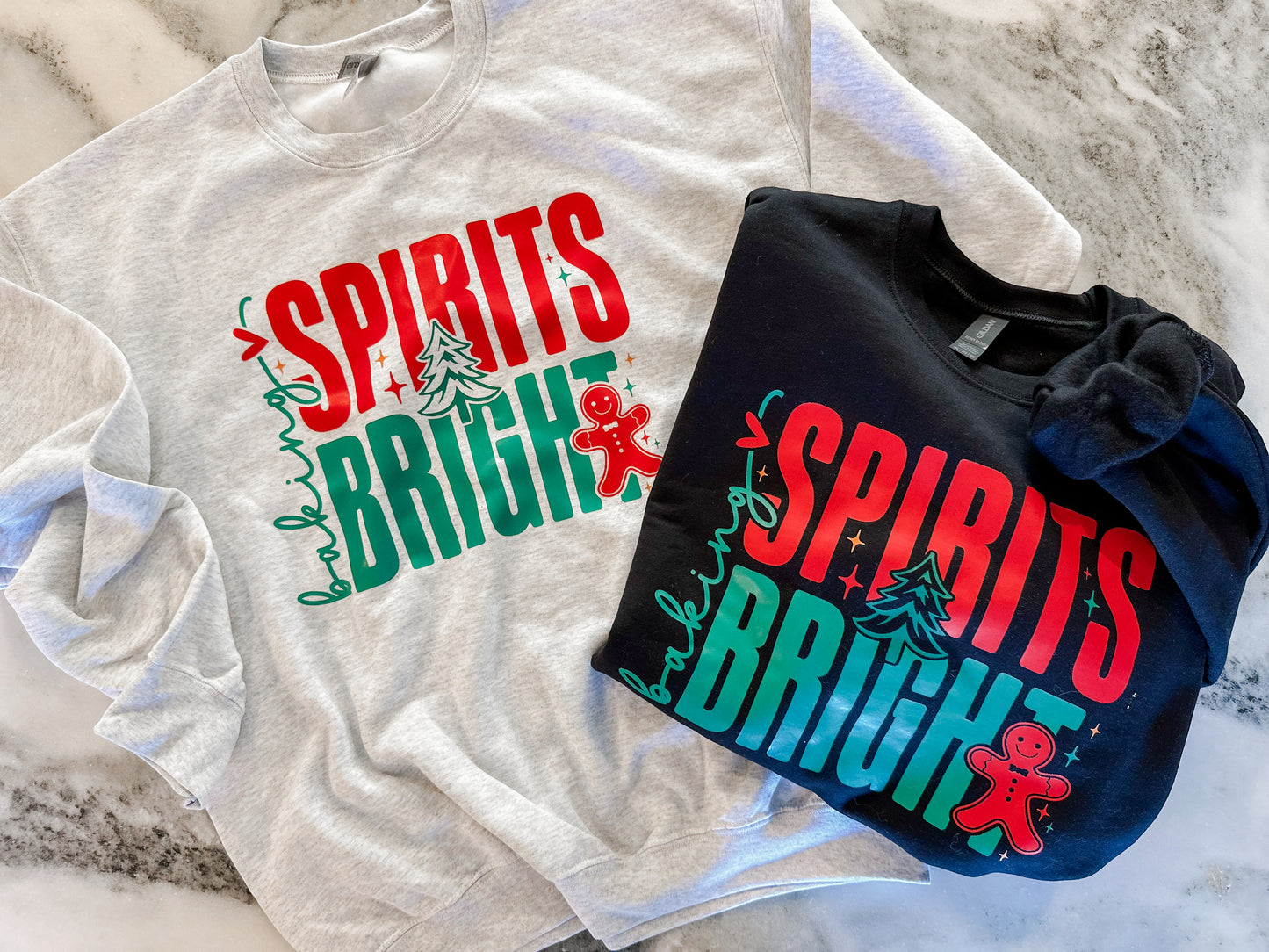 Baking Spirits Bright Crewneck