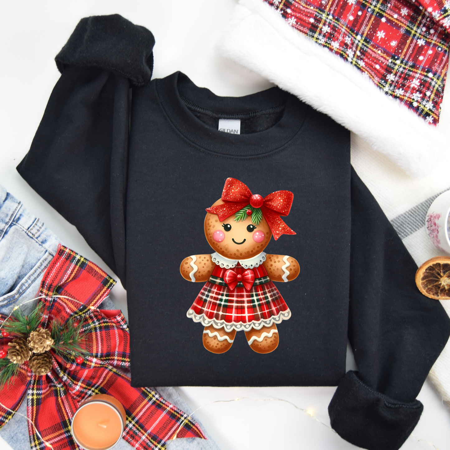 Gingerbread Girly T-Shirt or Crewneck (Youth & Adult)