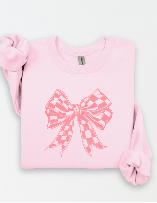 Trendy Bow Crewneck (4 Color Options)