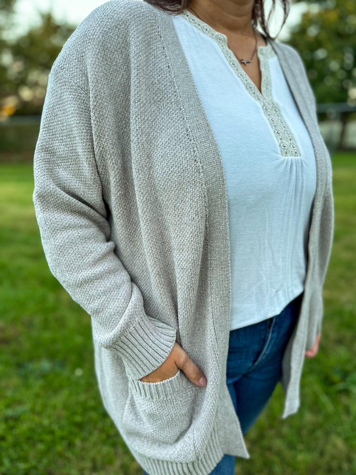 Gracie Melange Cardigan