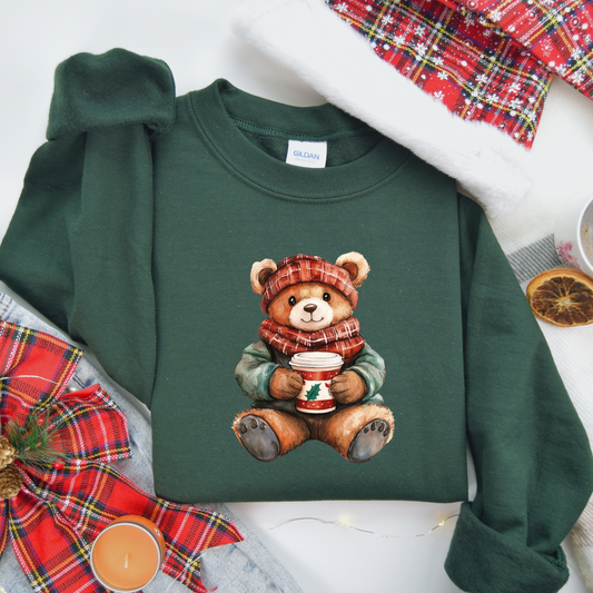 Teddy Bear Christmas Crewneck (Adult & Youth)