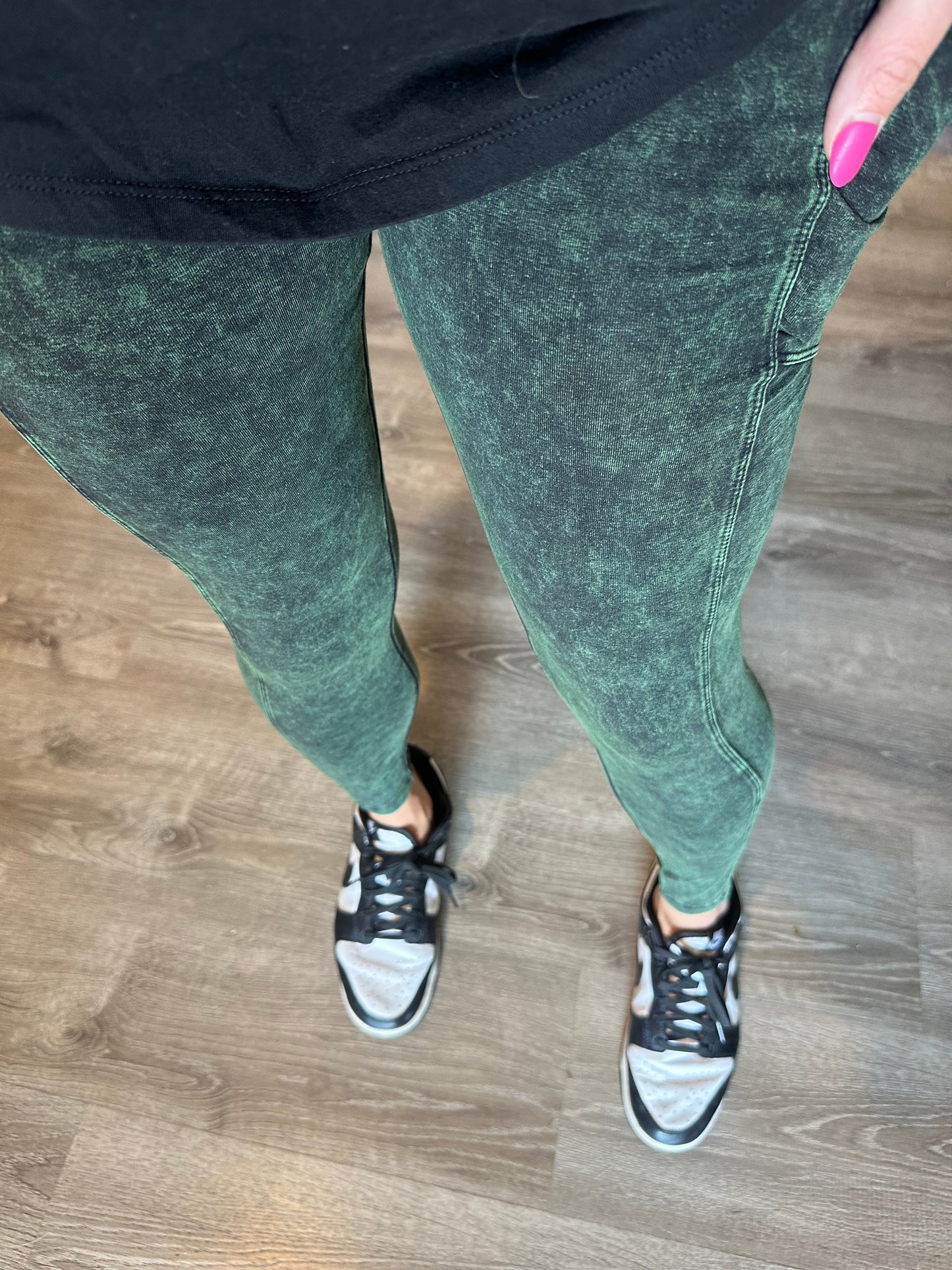 Acid Wash Leggings